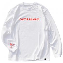 【￥↓】 CASTLE-RECORDS LONG T-shirts “12th” (WHITE x RED)