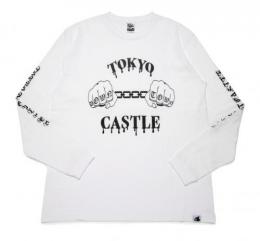 TOKYO DT CASTLE LONG T-shirts (WHITE x BLACK)