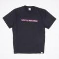 CASTLE-RECORDS T-shirts (BLACK x PINK)