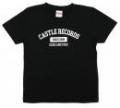【CP対象】 CASTLE-RECORDS Kids T-shirts “college” (NAVY x WHITE)