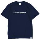 CASTLE-RECORDS T-shirts “12th” (INDIGO x WHITE)