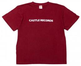 【￥↓】 CASTLE-RECORDS T-shirts “10th” (BURGUNDY)