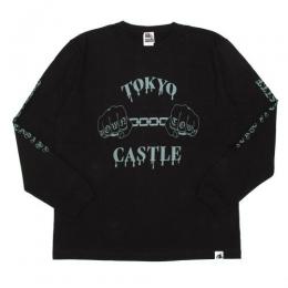 TOKYO DT CASTLE LONG T-shirts (BLACK x GRAY)