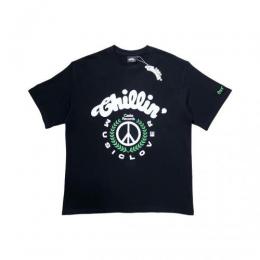 Chillin' × Castle Records / "MUSIC LOVER" T-shirts (BLACK)