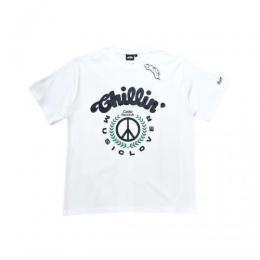 Chillin' × Castle Records / "MUSIC LOVER" T-shirts (WHITE)