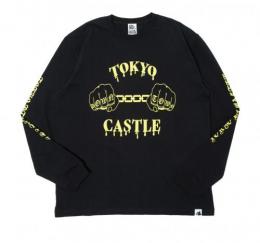 TOKYO DT CASTLE LONG T-shirts (BLACK x YELLOW)