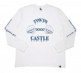 TOKYO DT CASTLE LONG T-shirts (WHITE x BLUE)