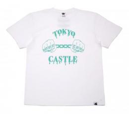 TOKYO DT CASTLE T-shirts (WHITE x EMERALD GREEN)