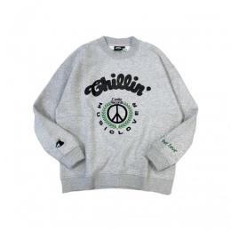 Chillin' × Castle Records / "MUSIC LOVER" SWEAT (GRAY)